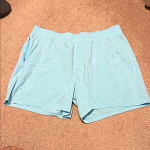 Lululemon Athletica Sky Blue Athletic Shorts size XL